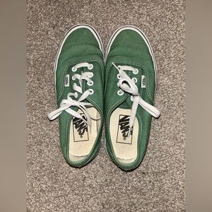 Women’s Size 5 Olive Green Authentic Style Vans